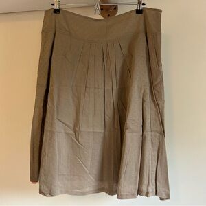 Banana republic‎ a line polka dot skirt; size: 14